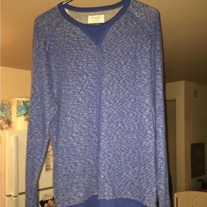 NWOT Men’s Lucky Brand blue/gray Grey Label Sweater
